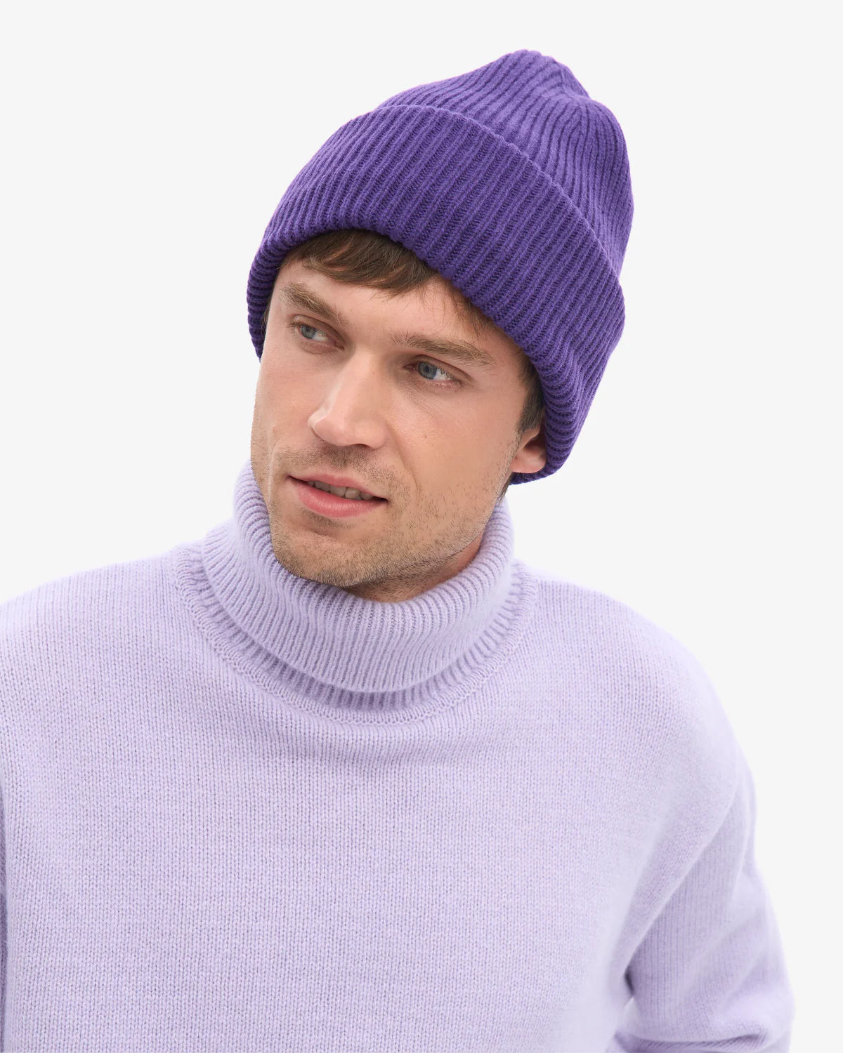 MERINO WOOL HAT, ULTRA VIOLET