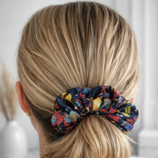 EXOTIC COTTON SCRUNCHIE