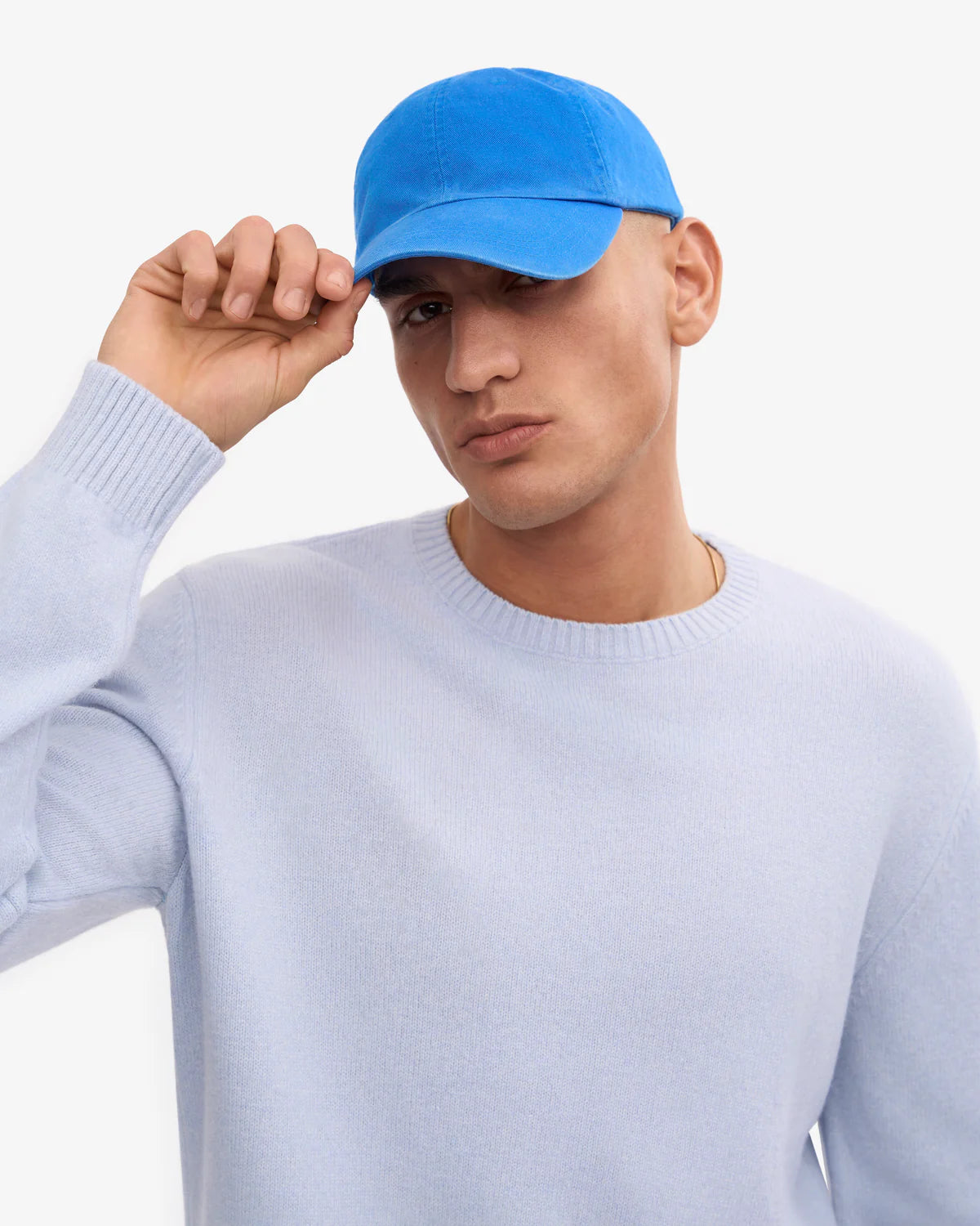 ORGANIC COTTON CAP, PACIFIC BLUE