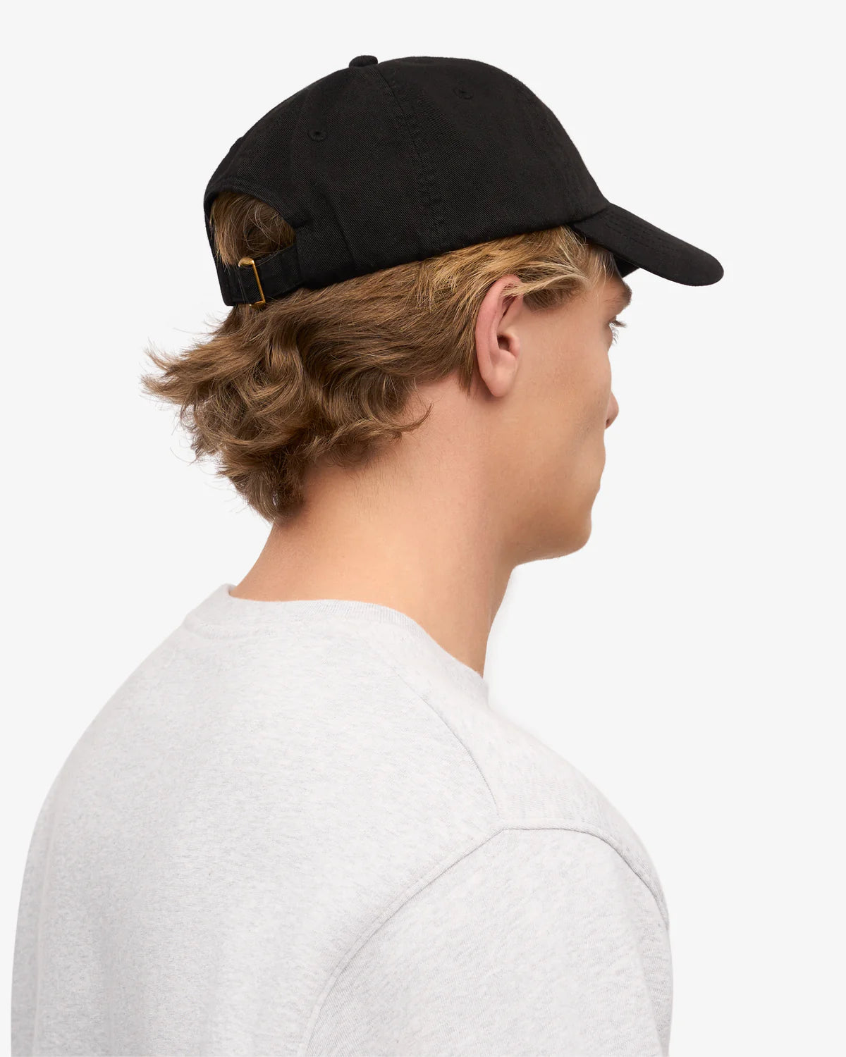 ORGANIC COTTON CAP, DEEP BLACK