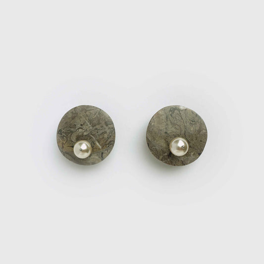 ZENITH DISC OHRRINGE - SCHIEFER