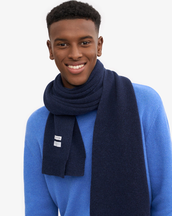 MARINE BLUE SCARF