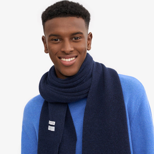 MARINE BLUE SCARF