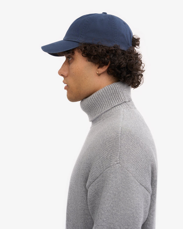 BIO-BAUMWOLLMÜTZE, PETROL BLUE